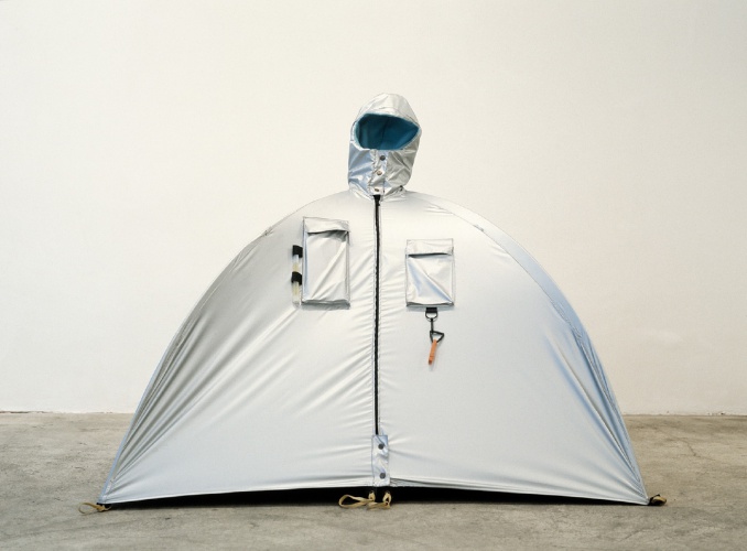Lucy Orta, Refuge Wear Habitent, 1992 - 1993. Courtesy: collection of the Artists