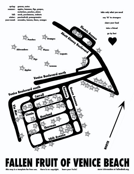 Fallen Fruit, Public Fruit Maps, 2004